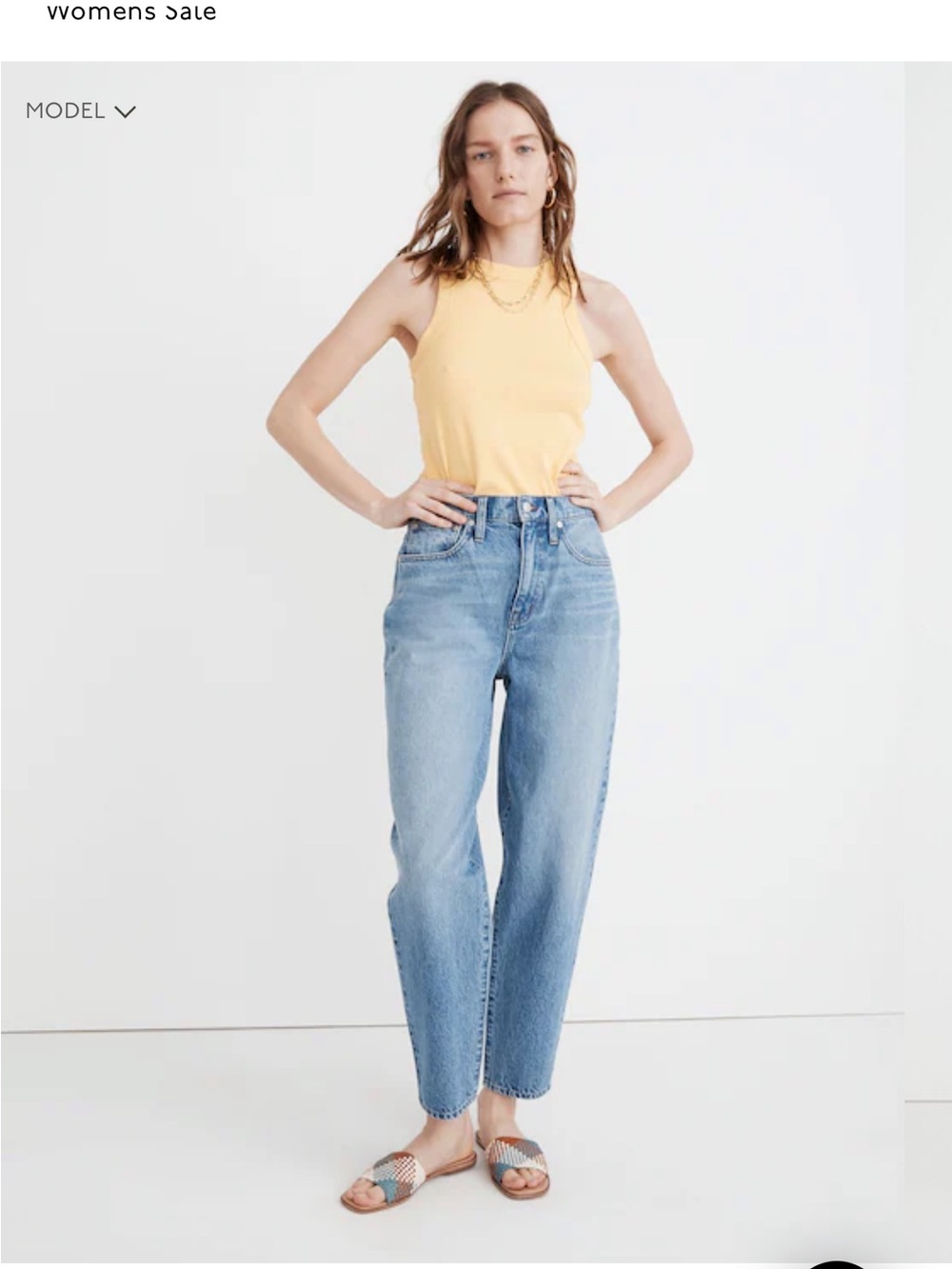 Madewell Baggy Tapered Jeans